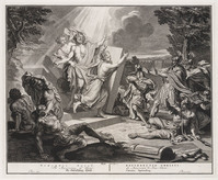 KG 12269
<br/>
De wederopstanding van Christus.
<br/>
<em>Broen, Gerrit de (II) (1692-1774)</em>